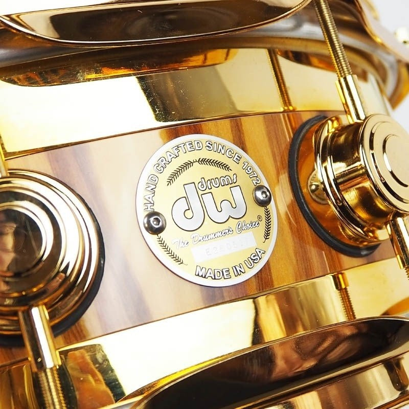 Used_Collectors_Specialty_EDGE_14x5_Snare_[Exotic_African_Chechen，_Gold_Hardware，_SKB_Hard_Case_Included]_03