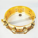 Used_Collectors_Specialty_EDGE_14x5_Snare_[Exotic_African_Chechen，_Gold_Hardware，_SKB_Hard_Case_Included]_10
