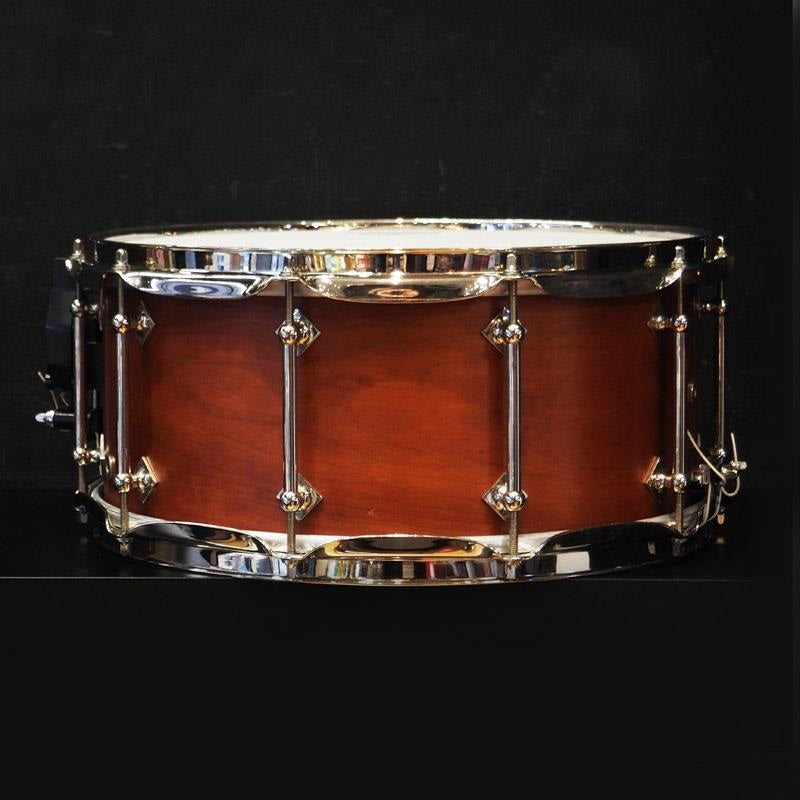 Used_Custom_Shop_Solid_Cherry_Shell_Snare_Drum_14x6_5_[2004_production___250_of_29___Comes_with_Craviotto_logo_case]_02