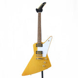 Used_Epiphone_Inspired_by_Gibson_Custom_Shop_1958_Korina_Explorer_(Aged_Natural_White_Pickguard)_[SN_24011525508]_02