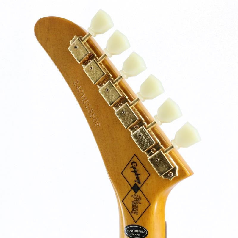 Used_Epiphone_Inspired_by_Gibson_Custom_Shop_1958_Korina_Explorer_(Aged_Natural_White_Pickguard)_[SN_24011525508]_06