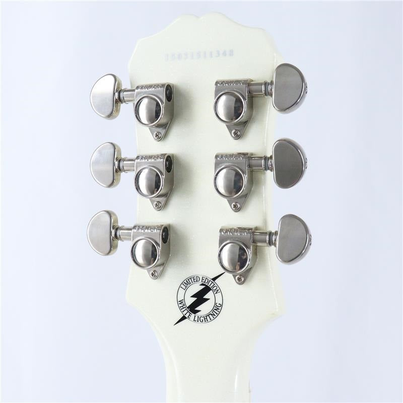 Used_Epiphone_Tommy_Thayer_White_Lightning_Les_Paul_Outfit_(White_Lightning)_[SN_15031511348]_06
