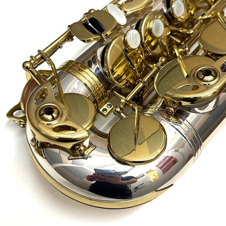 Used_H_Selmer_SERIE_III_Alto_Saxophone，_Sterling_Silver_#712xx7_(Adjusted_and_Set_Up_Before_Shipment)_with_Free_Key_Balance_Adjustment_for_One_Year_05