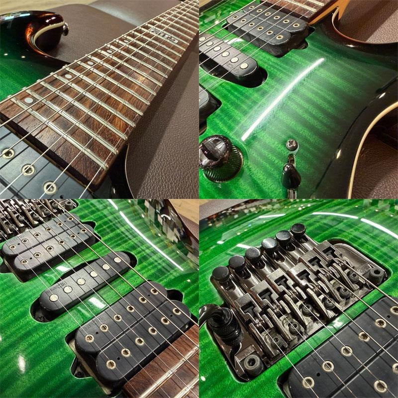 Used_Ibanez_KIKO-10P_(Transparent_Green_Sunburst)_[KIKO_LOUREIRO_signature_model]_[SN_A0797F]_09