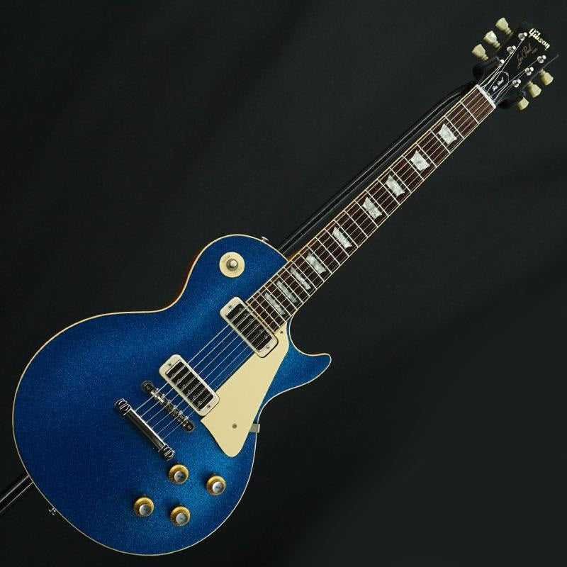Used_Japan_Limited_1968_Gibson_Les_Paul_Standard_with_Mini_Humbucker，_VOS_Blue_Sparkle_[SN_000388]_03
