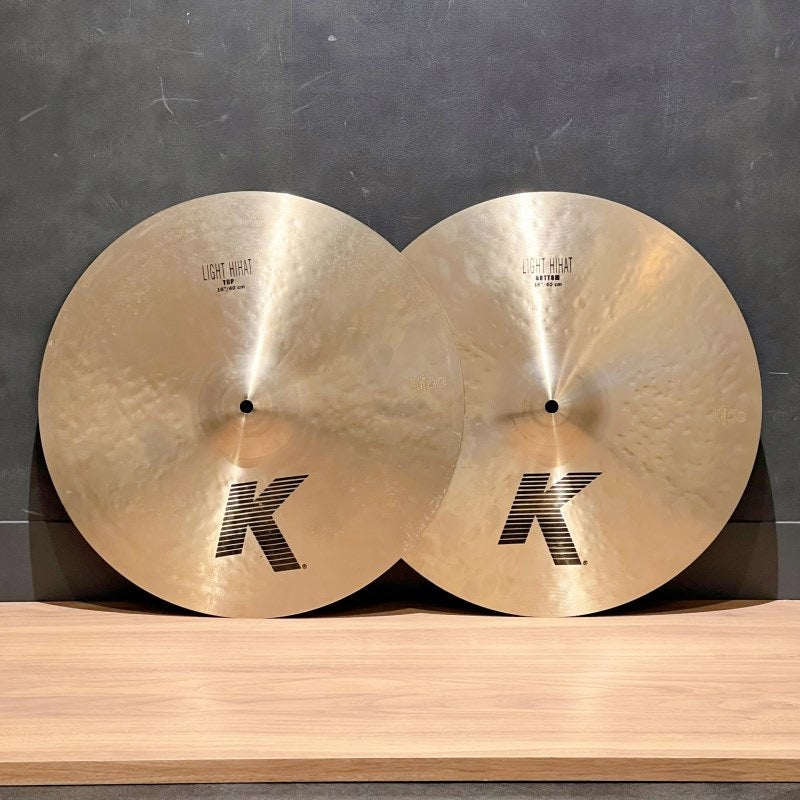 Used_K_Zildjian_Light_HiHat_16_pair_[NKZL16LHT_16LHB][1340g_1710g]_01
