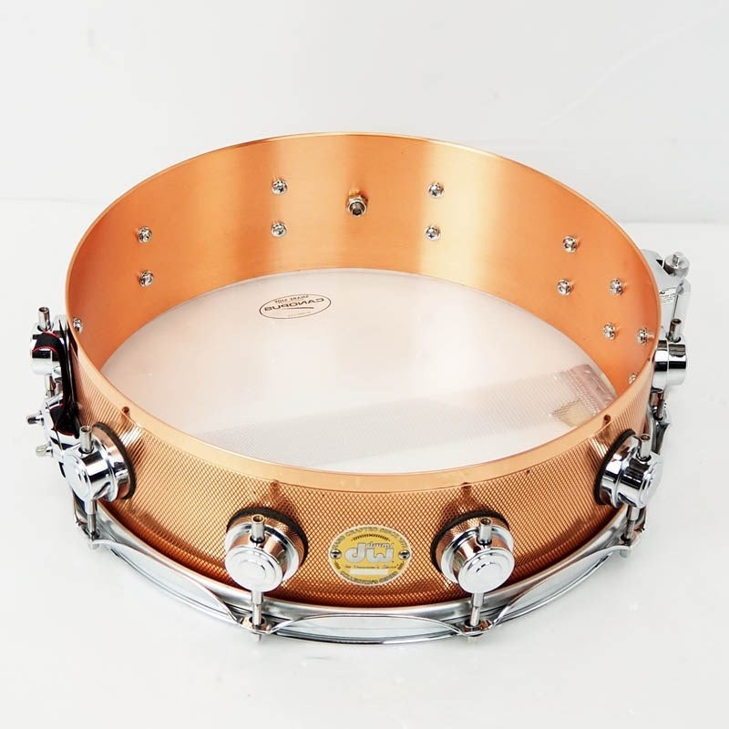 Used_Knurled_Copper_Snare_Drum_14x4_[DW-CO7_1404SD_COPPER_C_S]_10