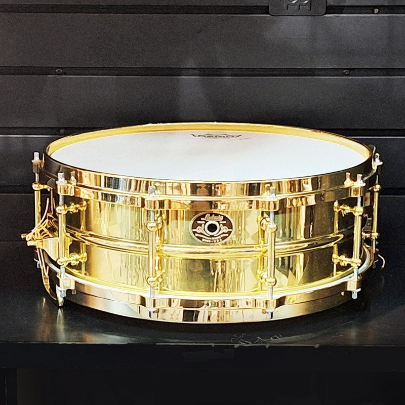 Used_Limited_Edition_Ludwig_Millennium_Brass_Snare_Drum_(14x5，_42_of_100)_[LM2000MB5]_[Includes_dedicated_trunk_case]_01