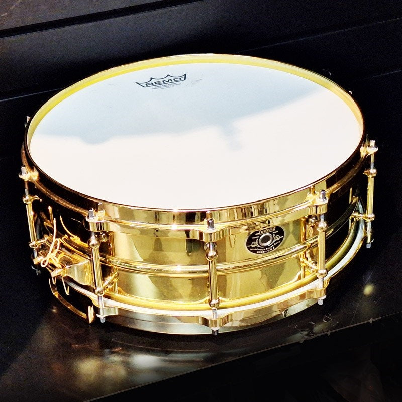 Used_Limited_Edition_Ludwig_Millennium_Brass_Snare_Drum_(14x5，_42_of_100)_[LM2000MB5]_[Includes_dedicated_trunk_case]_03