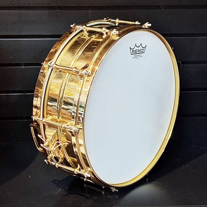 Used_Limited_Edition_Ludwig_Millennium_Brass_Snare_Drum_(14x5，_42_of_100)_[LM2000MB5]_[Includes_dedicated_trunk_case]_06