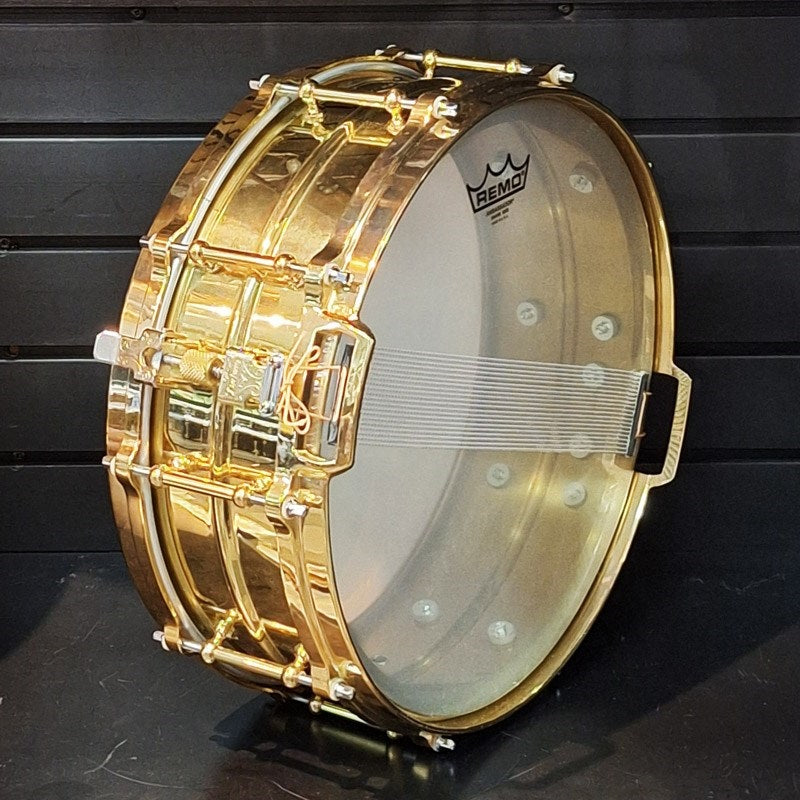 Used_Limited_Edition_Ludwig_Millennium_Brass_Snare_Drum_(14x5，_42_of_100)_[LM2000MB5]_[Includes_dedicated_trunk_case]_07