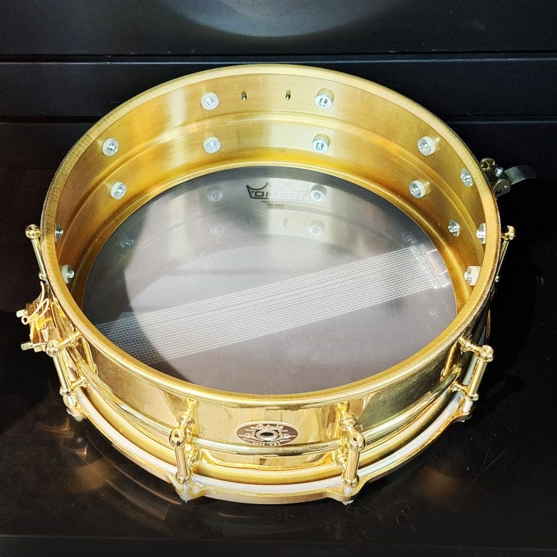 Used_Limited_Edition_Ludwig_Millennium_Brass_Snare_Drum_(14x5，_42_of_100)_[LM2000MB5]_[Includes_dedicated_trunk_case]_10
