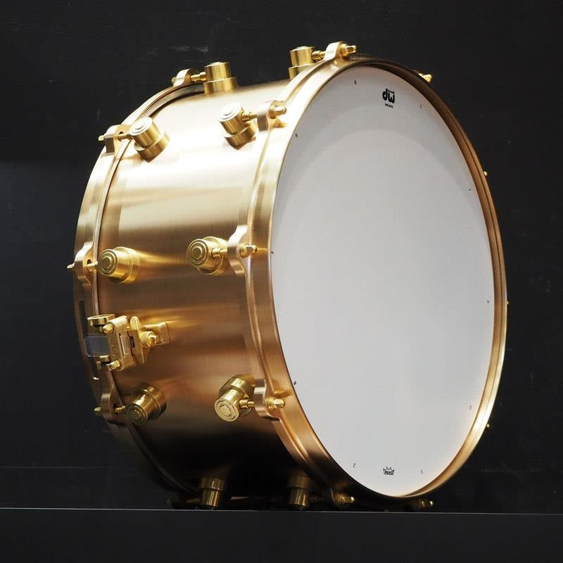 Used_MFG_True-Cast_Snare_Drum_14x7_[Sand-Cast，_Machined_Bell_Bronze_Shell_and_Hardware___No__050_of_100___Includes_dedicated_hard_case]_04