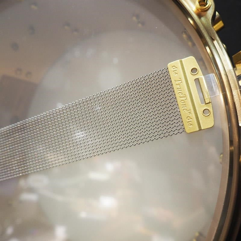 Used_MFG_True-Cast_Snare_Drum_14x7_[Sand-Cast，_Machined_Bell_Bronze_Shell_and_Hardware___No__050_of_100___Includes_dedicated_hard_case]_09