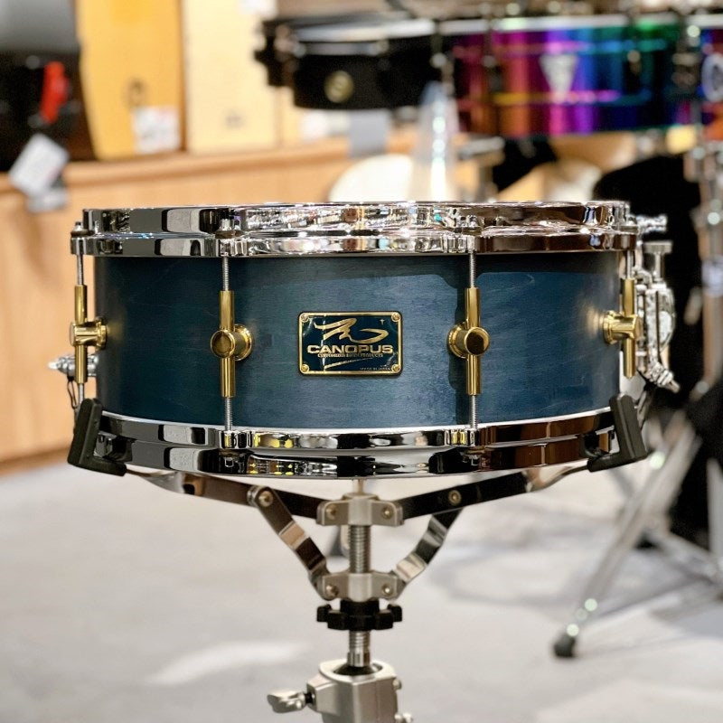 Used_MO_Snare_Drum_14x5_5_with_Die_Cast_Hoops_-_Indigo_Oil_[MO-1455DH]_01