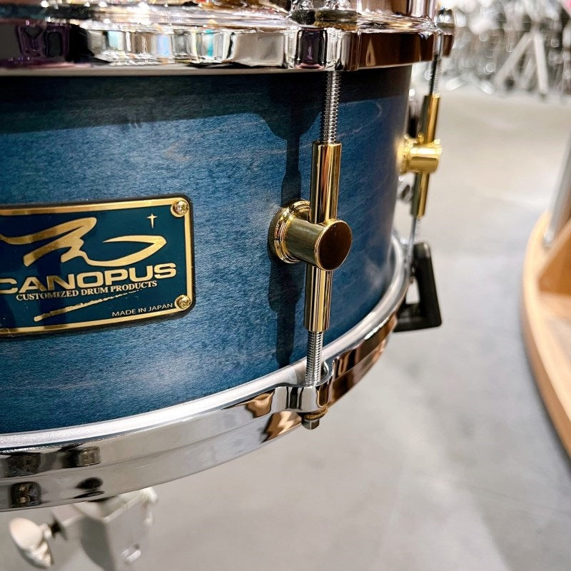 Used_MO_Snare_Drum_14x5_5_with_Die_Cast_Hoops_-_Indigo_Oil_[MO-1455DH]_02