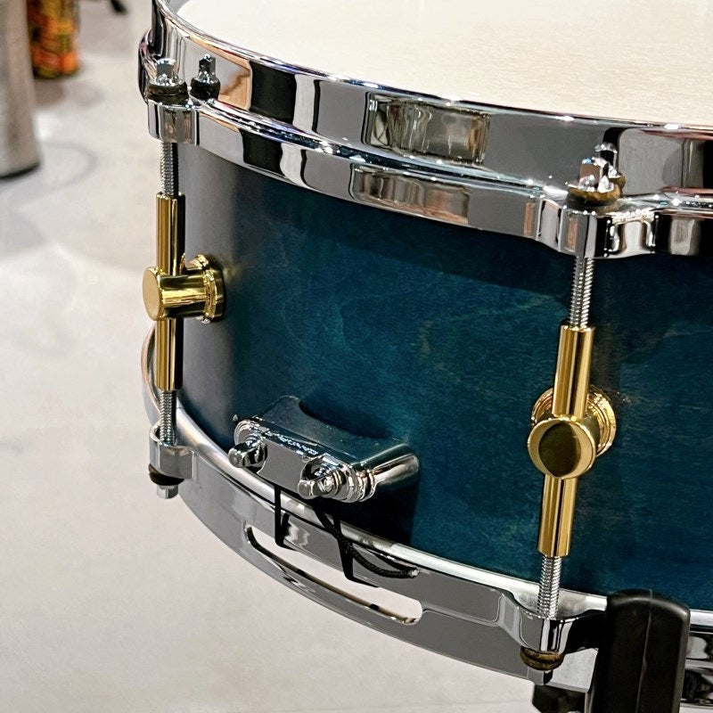Used_MO_Snare_Drum_14x5_5_with_Die_Cast_Hoops_-_Indigo_Oil_[MO-1455DH]_04