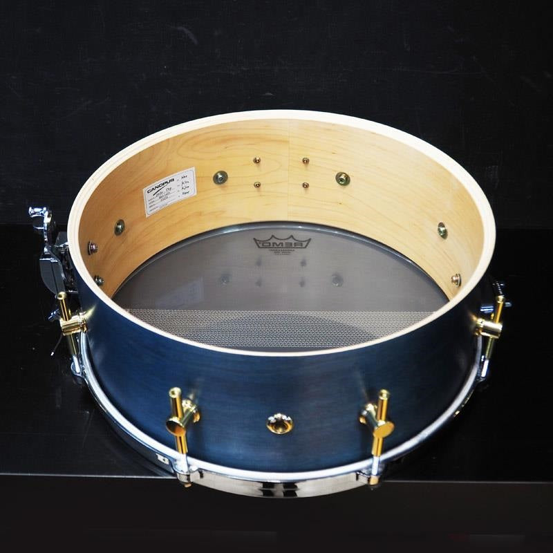 Used_MO_Snare_Drum_14x5_5_with_Die_Cast_Hoops_-_Indigo_Oil_[MO-1455DH]_09