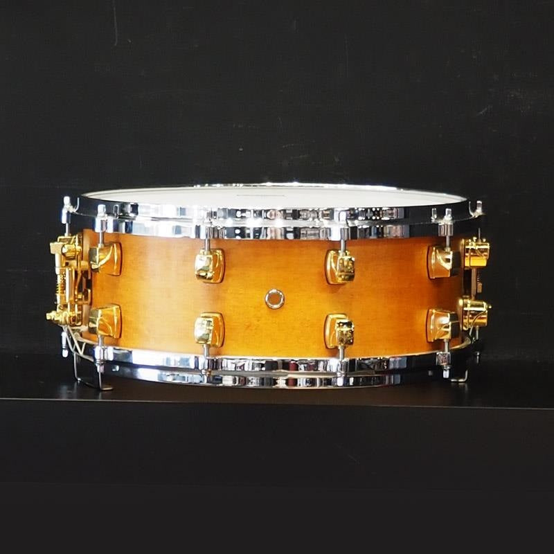 Used_Maple_Custom_Snare_Drum_14x5_5__[MSD0115_Vintage_Natural][Made_in_Japan_Late_Model_Lugs]_02