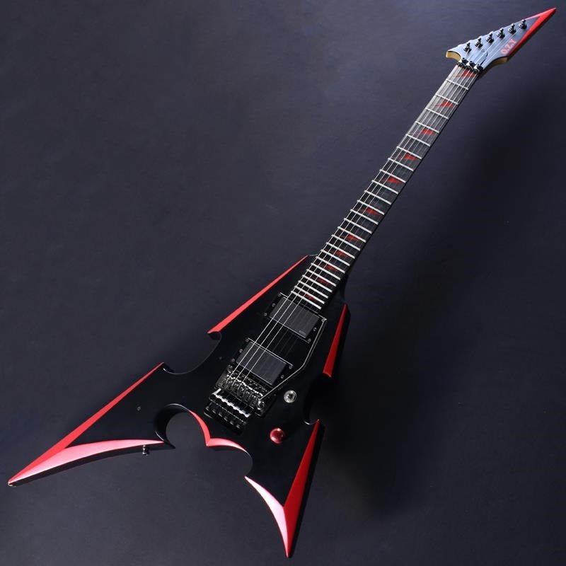 Used_OZY_FA-280_FLYING_A-IV_(Matte_Black_with_Red_bevel)_[THE_ALFEE_Toshihiko_Takamizawa_model]_02