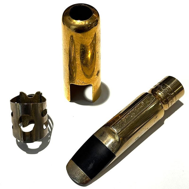 Used_Otto_Link_Super_Tone_Master_Tenor_Saxophone_Mouthpiece，_USA_Stamp_(Late_Florida_Model)，_8_，_Refaced_01