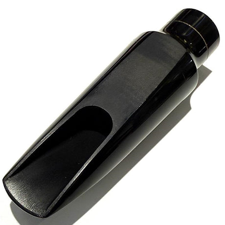 Used_Peter_Ponzol_tenor_saxophone_mouthpiece，_hard_rubber_#110_02