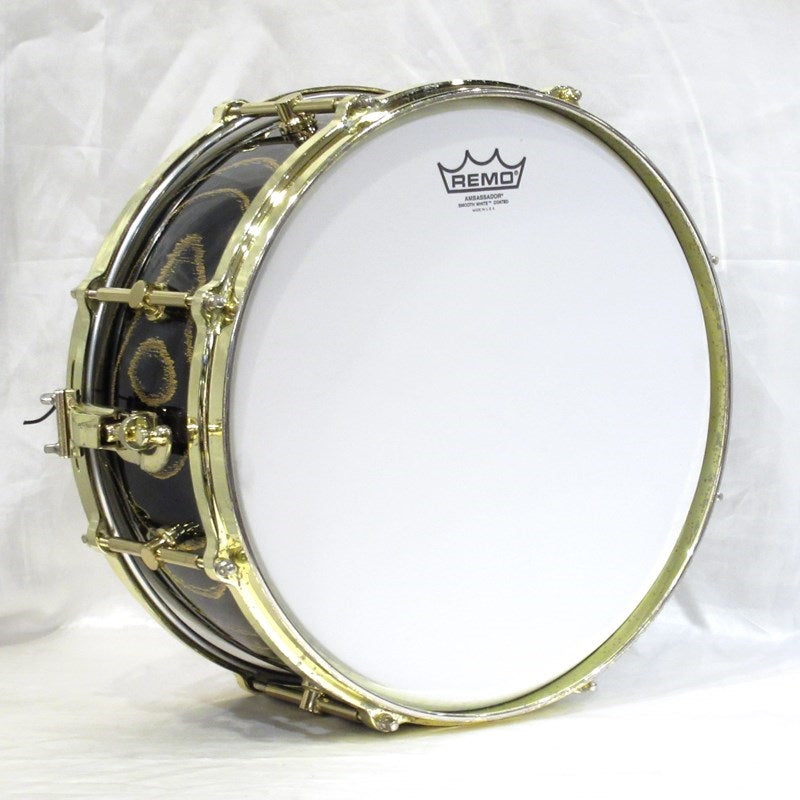 Used_Price_Reduced!_HS-1465-30th_[Zelkova_Snare_Drum_30th_Anniversary_Model_~Kinran~]_[Shell_crack_repair_marks]_06