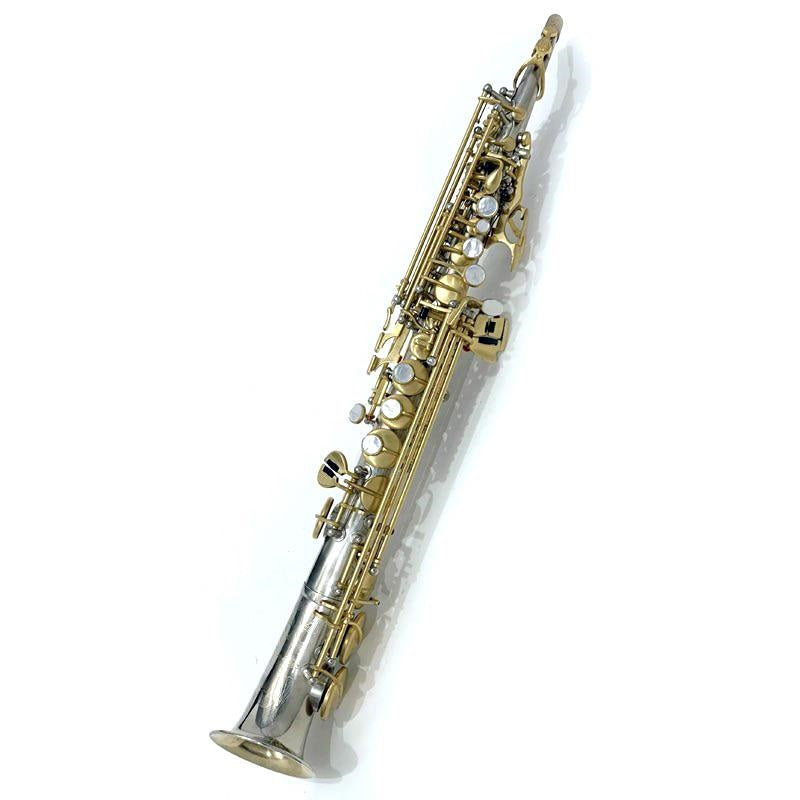 Used_Rampone_&_Cazzani_R1Jazz_Half-Curved_Vintage_SP&GP_Soprano_Saxophone，_S_N_20xx6_[As-is，_No_Warranty]_01