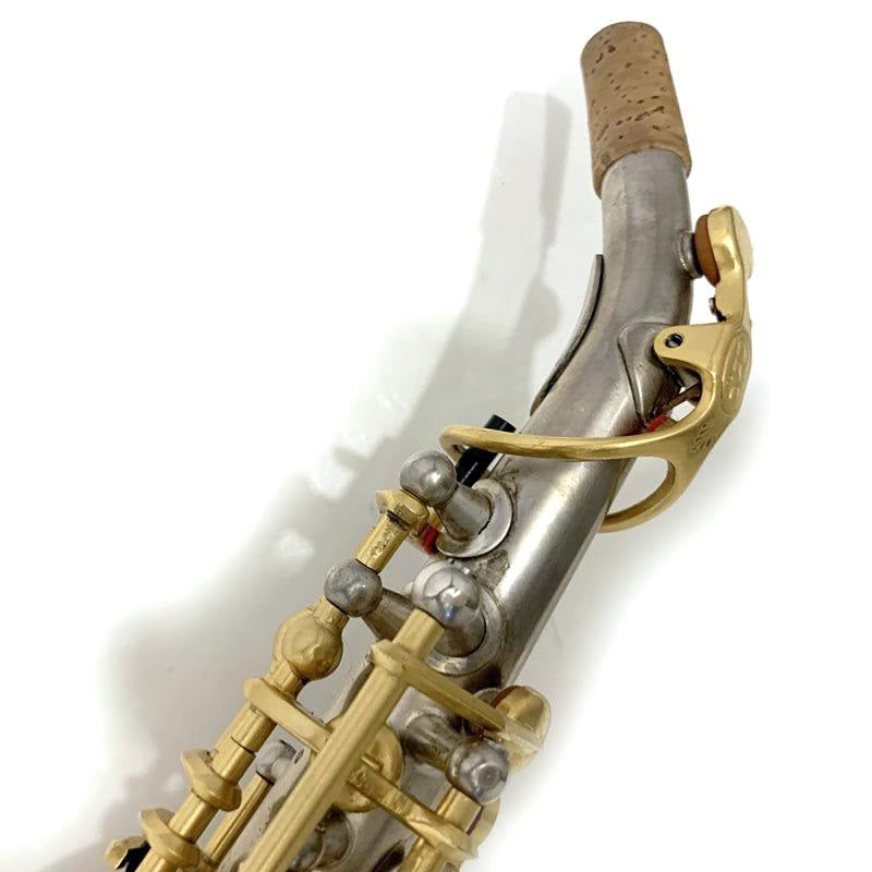 Used_Rampone_&_Cazzani_R1Jazz_Half-Curved_Vintage_SP&GP_Soprano_Saxophone，_S_N_20xx6_[As-is，_No_Warranty]_02