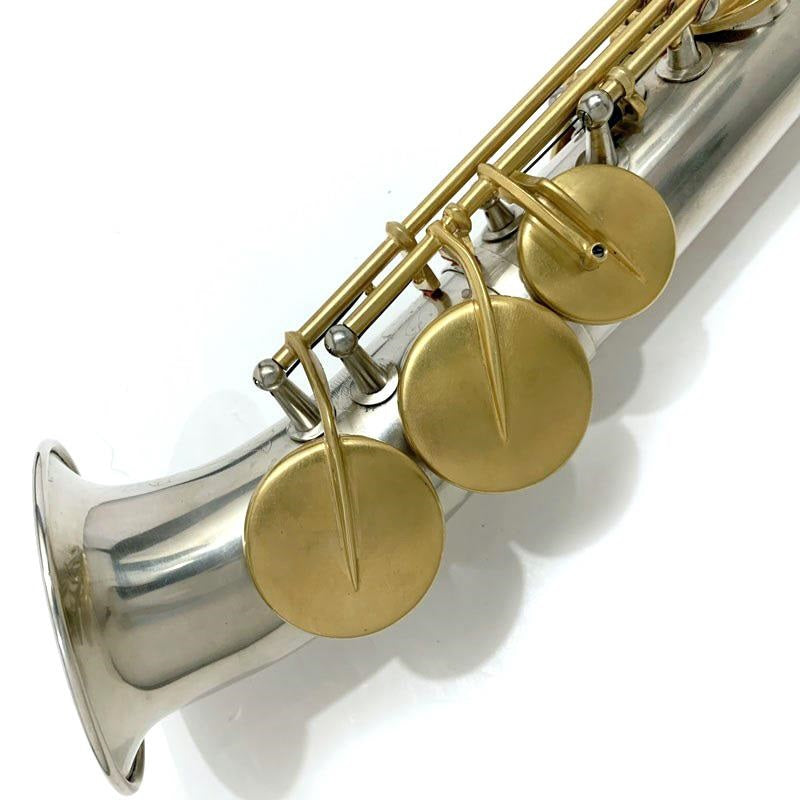 Used_Rampone_&_Cazzani_R1Jazz_Half-Curved_Vintage_SP&GP_Soprano_Saxophone，_S_N_20xx6_[As-is，_No_Warranty]_05