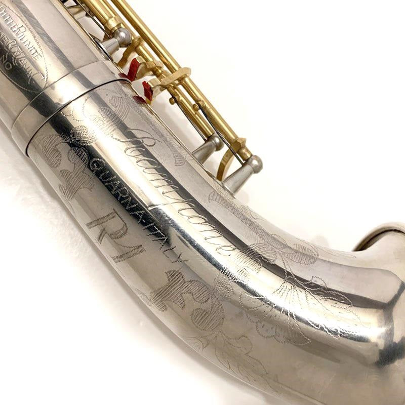 Used_Rampone_&_Cazzani_R1Jazz_Half-Curved_Vintage_SP&GP_Soprano_Saxophone，_S_N_20xx6_[As-is，_No_Warranty]_07