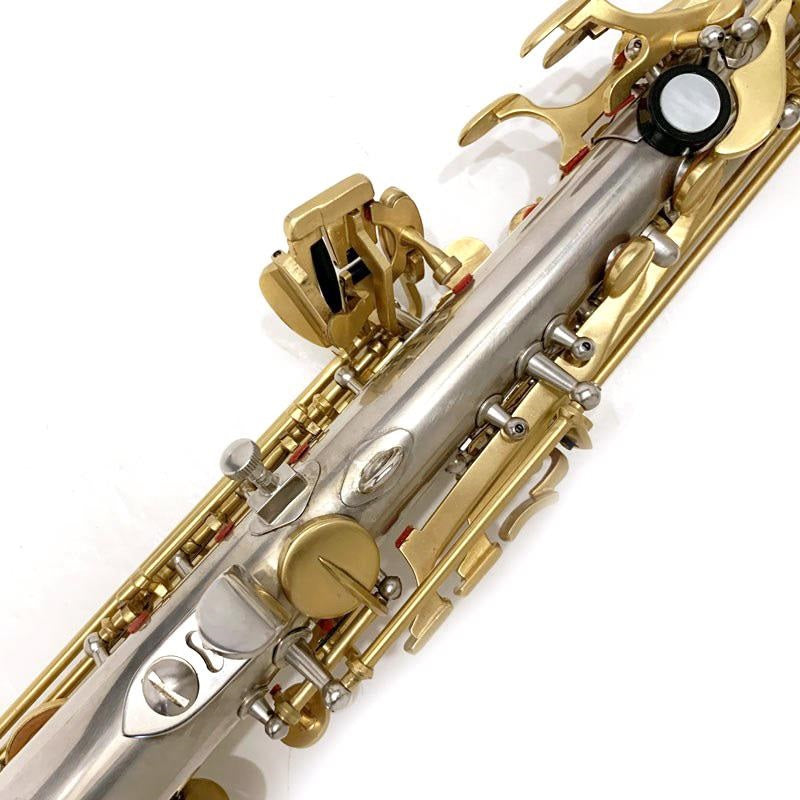 Used_Rampone_&_Cazzani_R1Jazz_Half-Curved_Vintage_SP&GP_Soprano_Saxophone，_S_N_20xx6_[As-is，_No_Warranty]_09