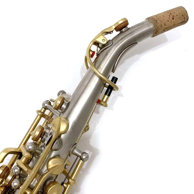Used_Rampone_&_Cazzani_R1Jazz_Half-Curved_Vintage_SP&GP_Soprano_Saxophone，_S_N_20xx6_[As-is，_No_Warranty]_11