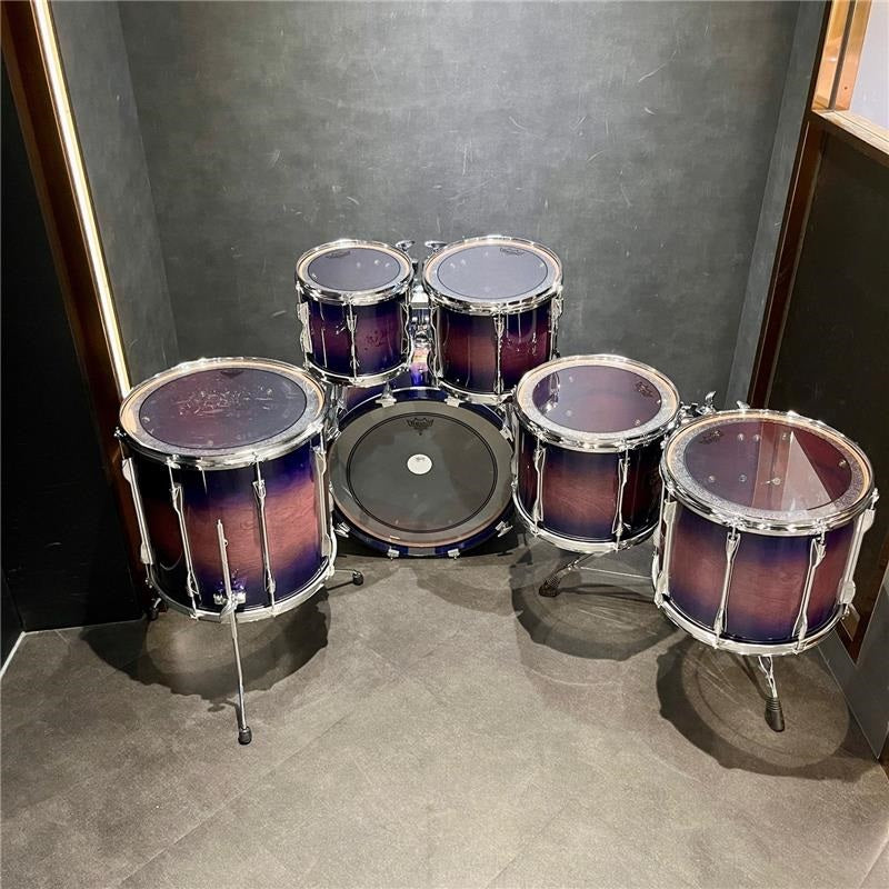 Used_Recording_Custom_20th_Anniversary_6-Piece_Drum_Set_[Made_in_Japan___Purple_Burst]_[Soft_Case_Included]_06