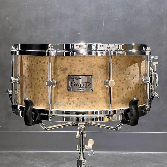 Used_SMB2-1465_[Patina_Solid_Brass_Snare_Drum_14x6_5]_[Chrome_Hardware]_01