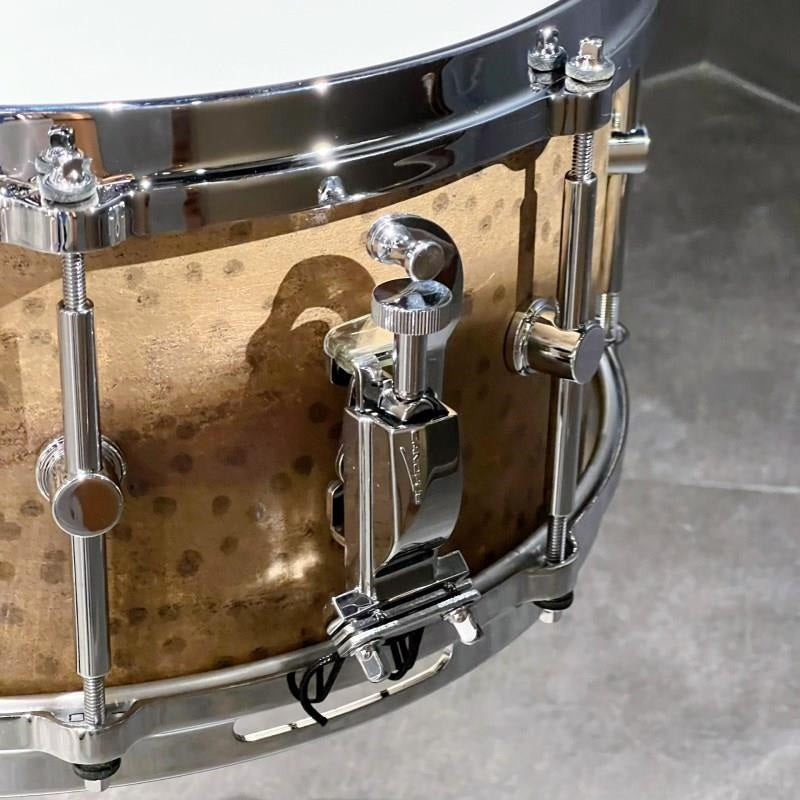 Used_SMB2-1465_[Patina_Solid_Brass_Snare_Drum_14x6_5]_[Chrome_Hardware]_02