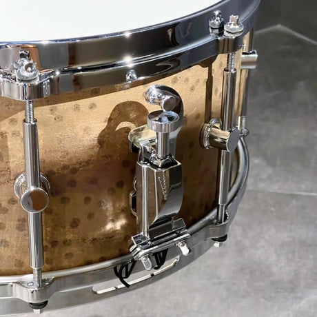 Used_SMB2-1465_[Patina_Solid_Brass_Snare_Drum_14x6_5]_[Chrome_Hardware]_02