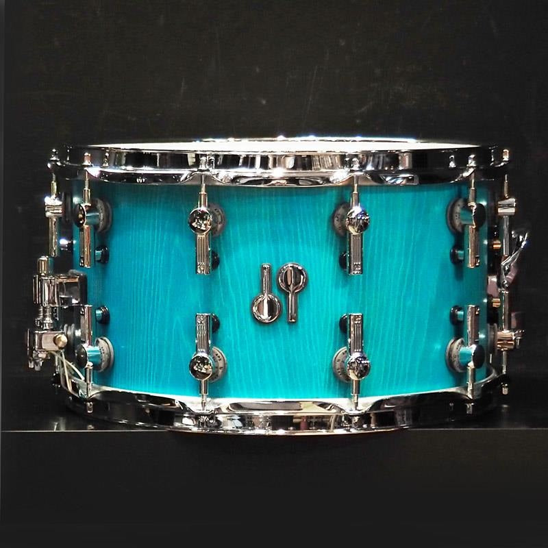 Used_SQ2_System_Snare_Drum_-_Beech_Thin_14x8_-_Vintage_Azule_-_01