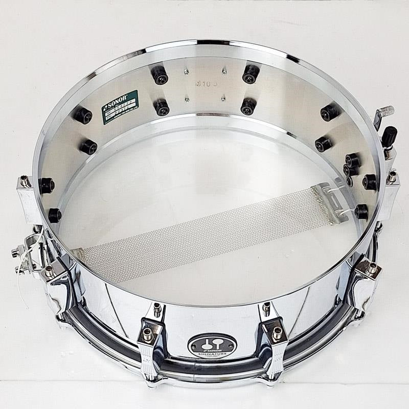 Used_SSD11-1455STS_[Steve_Smith_Signature_Snare_14x5_5_with_SONOR_logo_semi-hard_case]_10