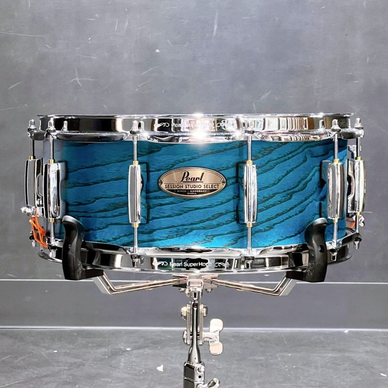 Used_STS1455S_C_#T26_[Session_Studio_Select_14x5_5_Snare_Drum_-_Limited_Color_Teal_Blue_Ash]_[Pearl_Factory_Tour_2024_Order]_01
