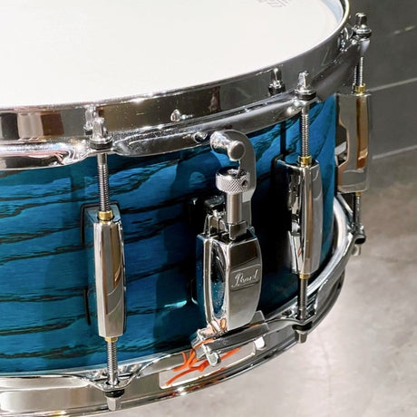 Used_STS1455S_C_#T26_[Session_Studio_Select_14x5_5_Snare_Drum_-_Limited_Color_Teal_Blue_Ash]_[Pearl_Factory_Tour_2024_Order]_02