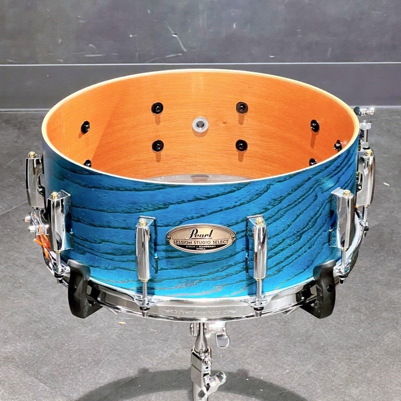 Used_STS1455S_C_#T26_[Session_Studio_Select_14x5_5_Snare_Drum_-_Limited_Color_Teal_Blue_Ash]_[Pearl_Factory_Tour_2024_Order]_04