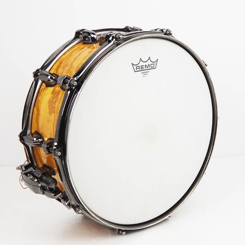 Used_Saturn_IV_Exotic_Snare_Drum_[14x5_5_Natural_Ash_Burl]_03