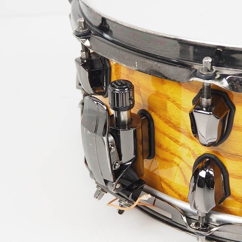 Used_Saturn_IV_Exotic_Snare_Drum_[14x5_5_Natural_Ash_Burl]_05