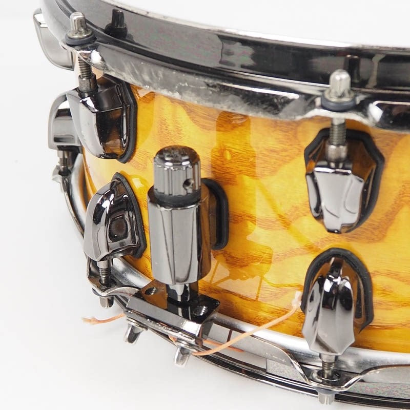 Used_Saturn_IV_Exotic_Snare_Drum_[14x5_5_Natural_Ash_Burl]_06