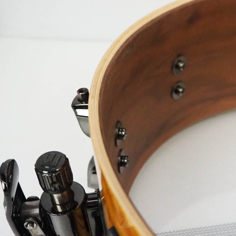 Used_Saturn_IV_Exotic_Snare_Drum_[14x5_5_Natural_Ash_Burl]_09
