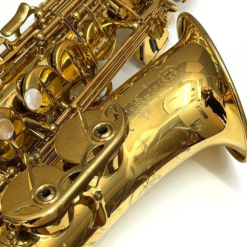 Used_Selmer_SA-80II_Jubilee_GL_Alto_Saxophone，_S_N__741xx5__Ships_after_adjustment_and_setup__Includes_free_key_balance_adjustment_for_5_years__05