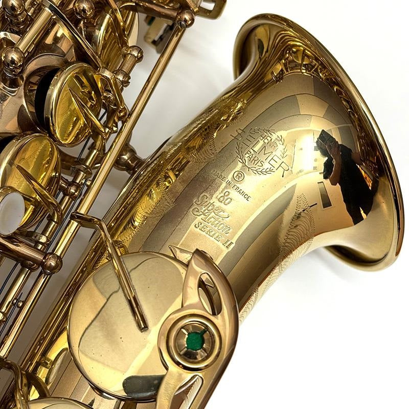 Used_Selmer_SA-80II_W_E_GL_Alto_Saxophone，_S_N__410xx8__Shipped_after_adjustment_and_setup__Includes_5-year_free_key_balance_adjustment__05