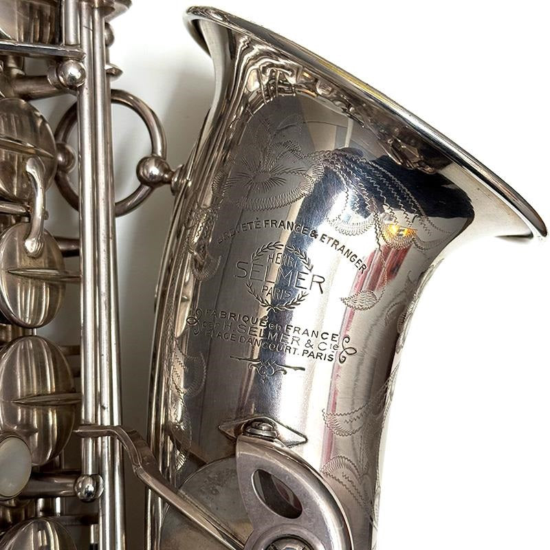 Used_Selmer_(France)_1943's_Balanced_Action_SP_(Re-Plated)_Alto_Saxophone_(with_Hi-F#_Key)_#31xx3_[Adjusted_and_Set_Up_Before_Shipment]_[5-Year_Free_Key_Balance_Adjustment]_06