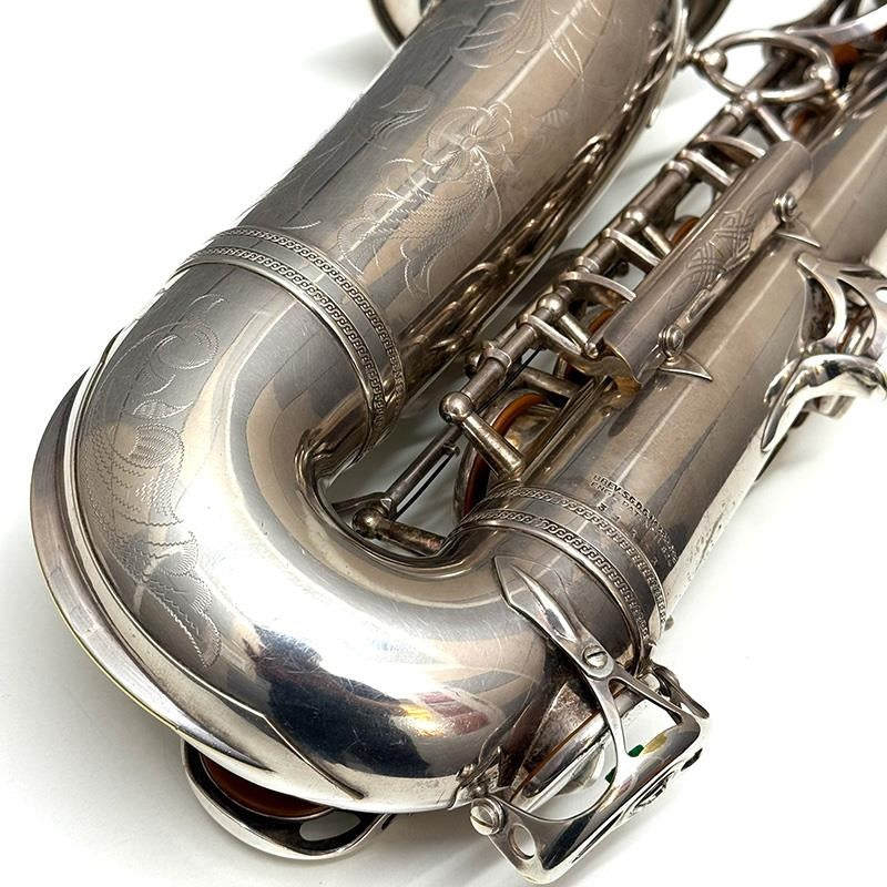 Used_Selmer_(France)_1943's_Balanced_Action_SP_(Re-Plated)_Alto_Saxophone_(with_Hi-F#_Key)_#31xx3_[Adjusted_and_Set_Up_Before_Shipment]_[5-Year_Free_Key_Balance_Adjustment]_08